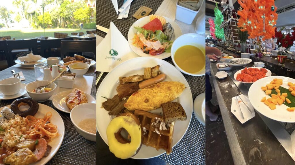 朝食ビュッフェの写真
